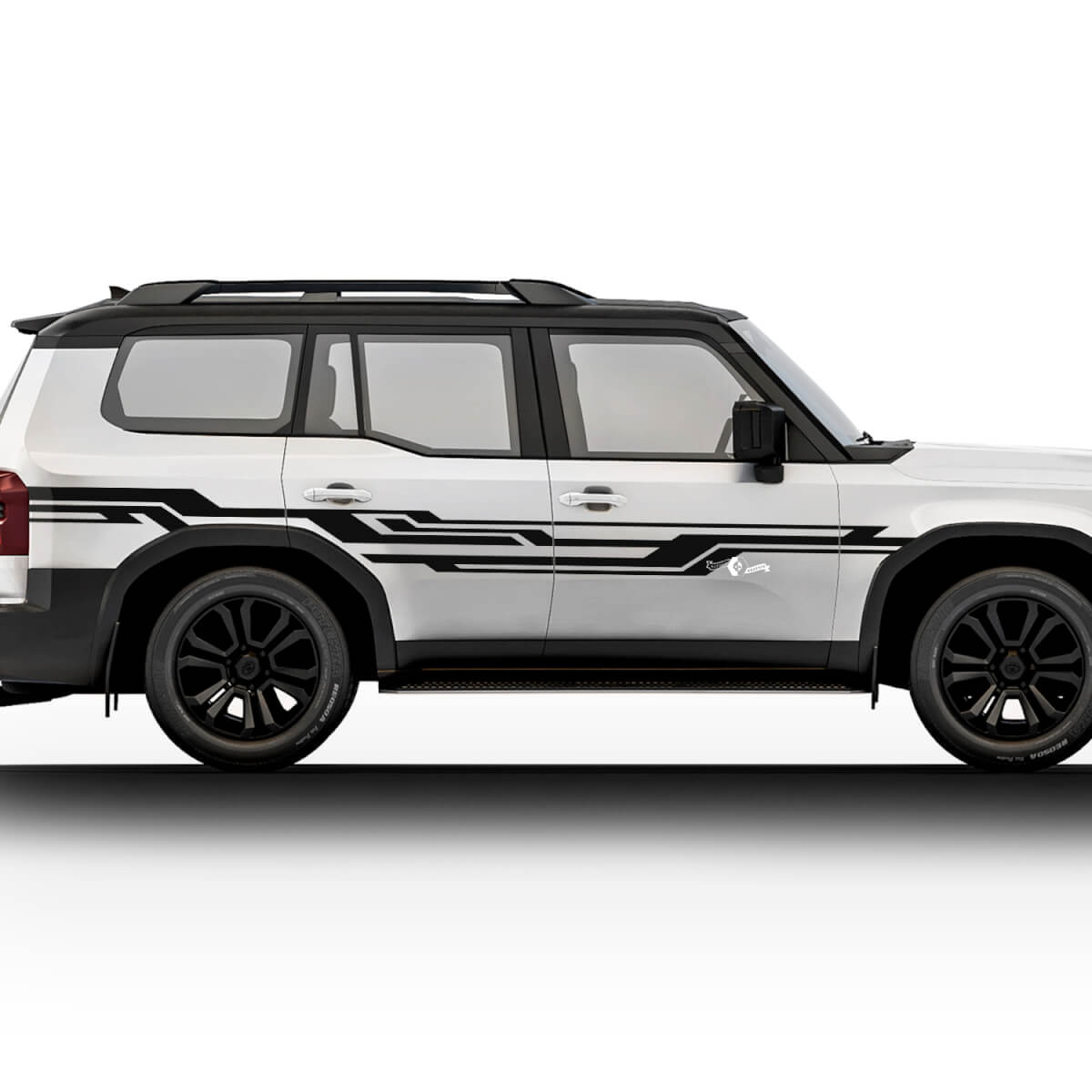 2024 Toyota Land Cruiser Prado Side Stickers Decals Vinyl Stripe Graphic Stickers Decals Kit 2
