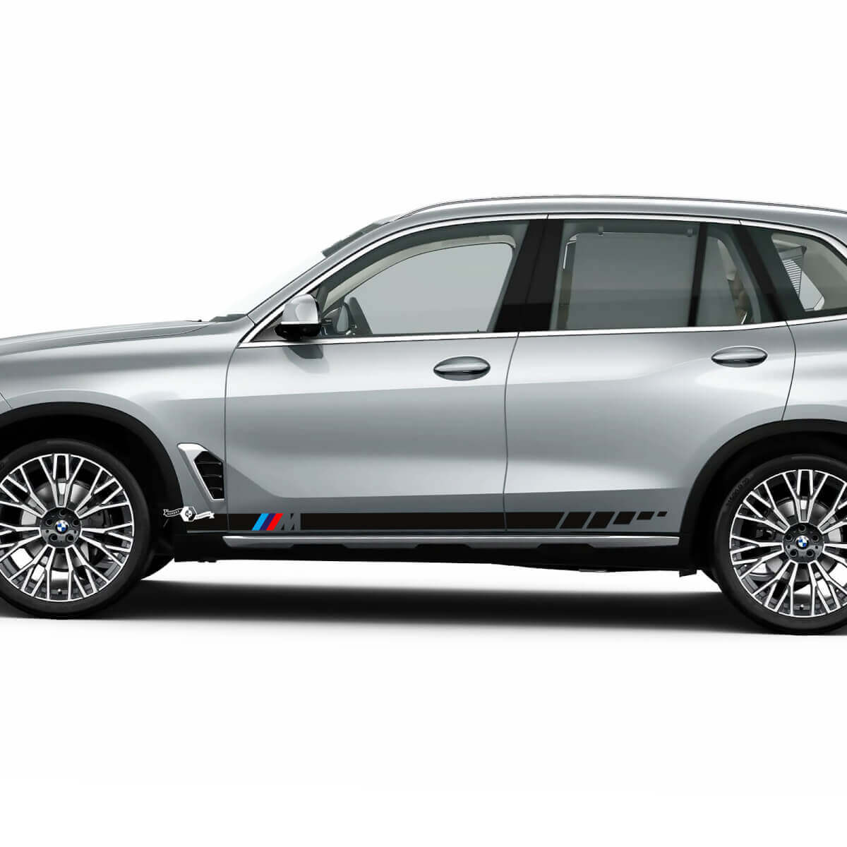 Accents M Logo Stripes for BMW G05 Side Doors Vinyl Decal Sticker
