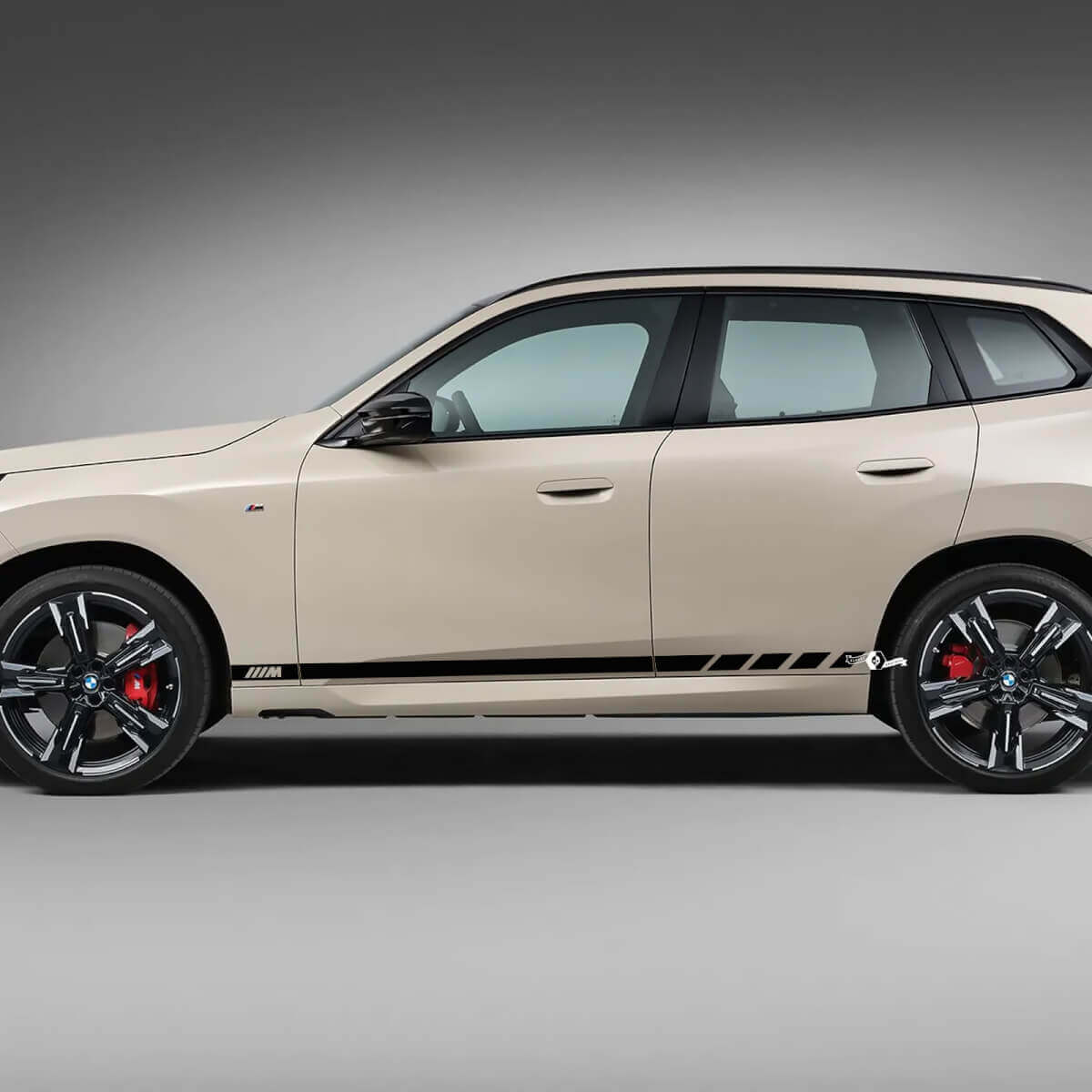 Side Doors Stripes M Logo BMW X3 G01 F25 Vinyl Decal Sticker
