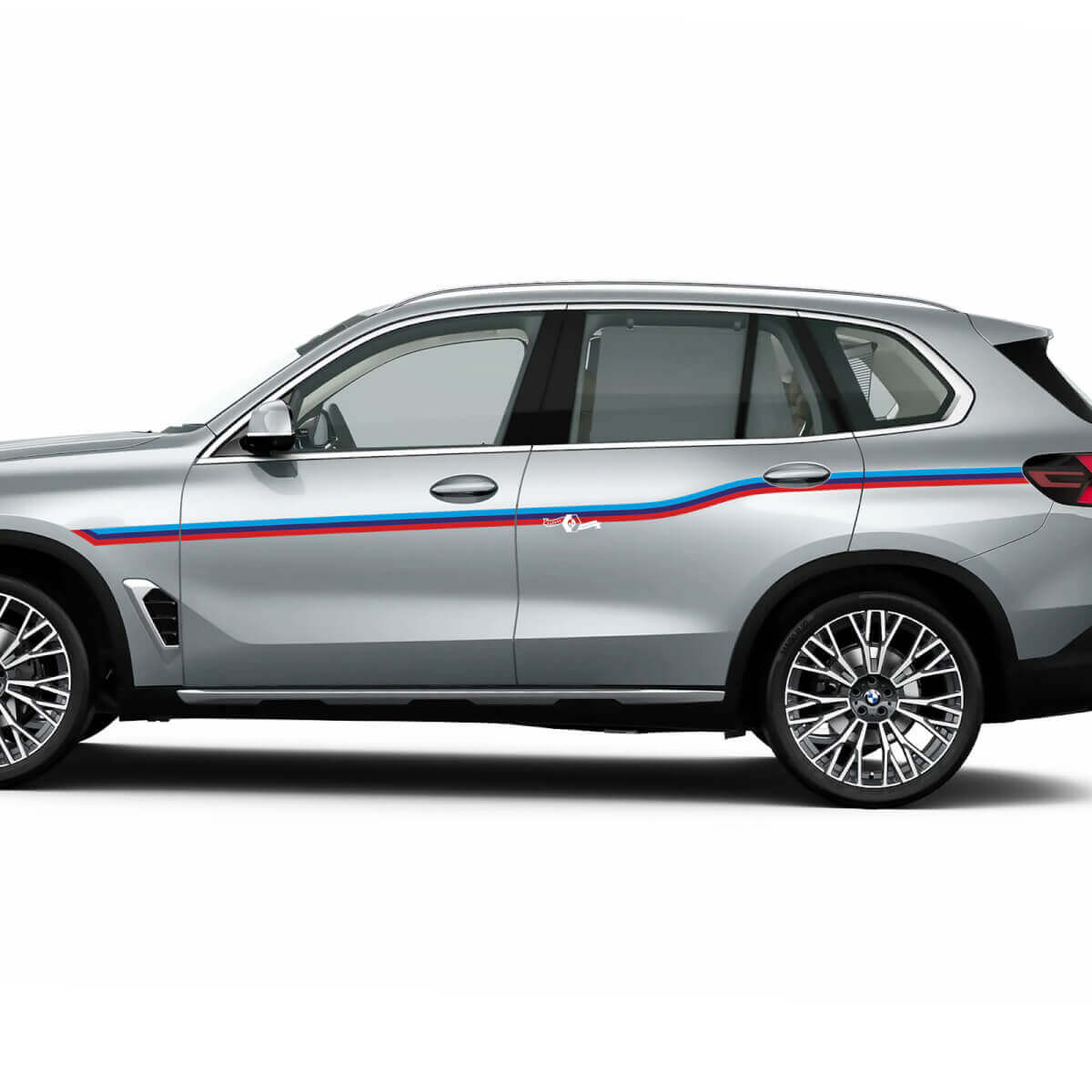M-Style Racing Side Stripes Vinyl Decal Kit for BMW X5 G05