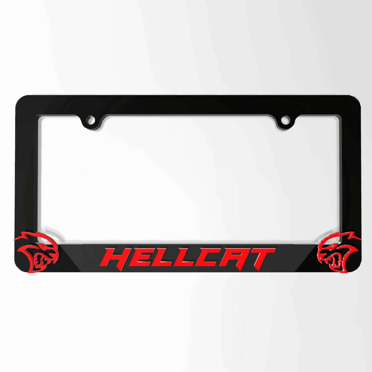 Hellcat Logo Licence Plate Covers Frames Vehicle Decor fit to Dodge