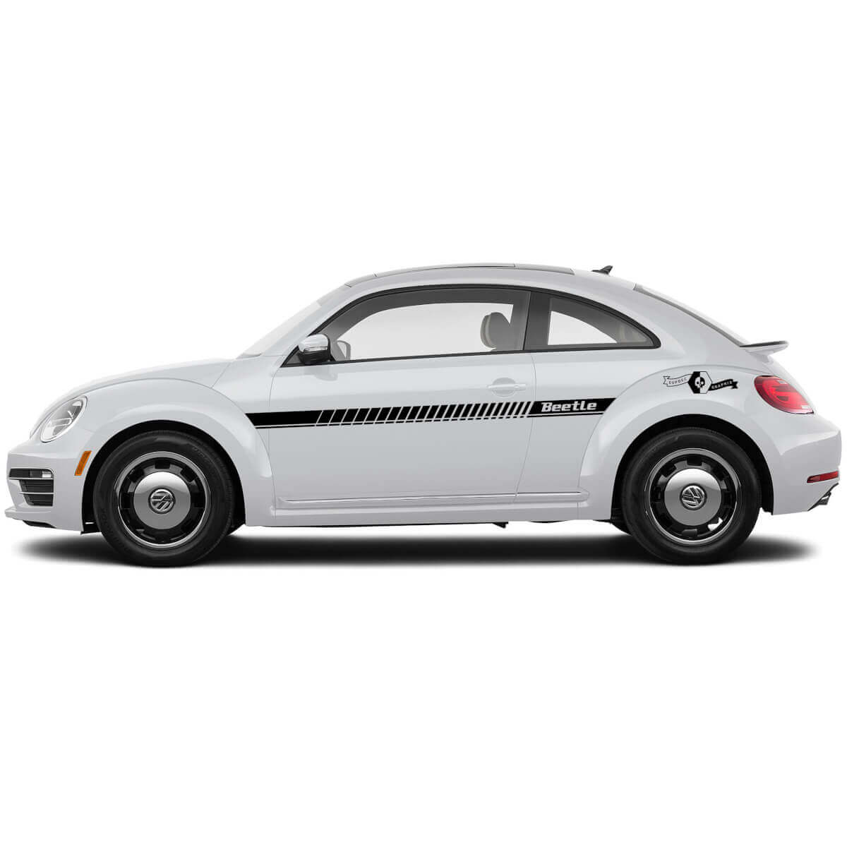 Volkswagen Beetle Side Doors Rocker Panel Vinyl Stripes Decals Stickers 5
