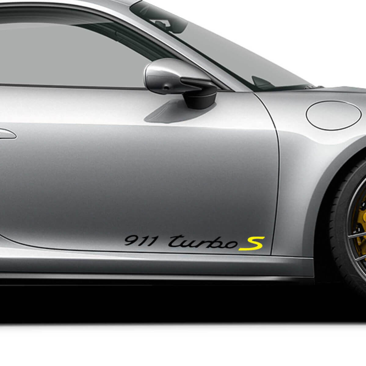911 Turbo S Side Door Vinyl Decal Kit for Porsche 911
