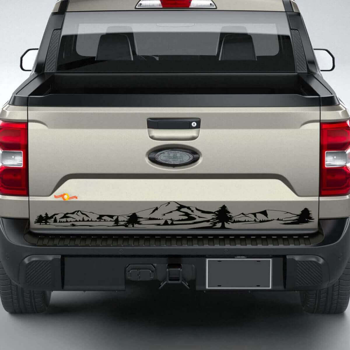 Mountain Tailgate Stripe Vinyl Graphics Decals Stickers for Musclecar Maverick