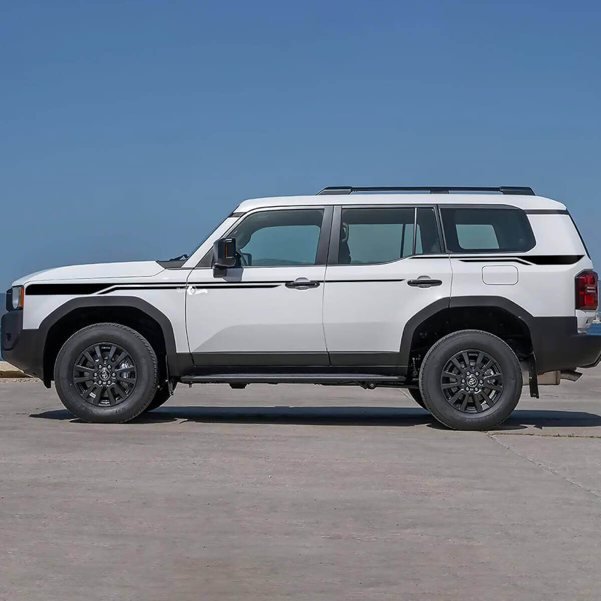 Autoteki ukukunyezisa kwiSiciko soMnyango Iitshembali zembali yeVinyl iSticker yokuCwangcisa 2 yeToyota Land Cruiser