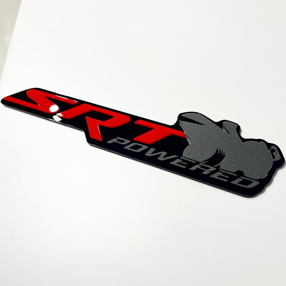 Powered by SRT Scat Pack Bee Dodge Charger Challenger Badge Fender Tailgate Badges Emblem

