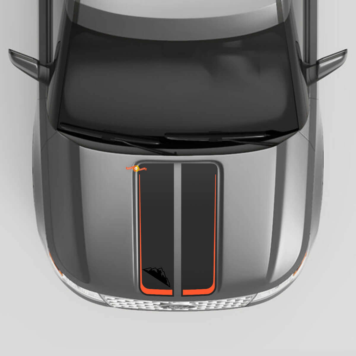 Twin Stripes Hood Vinyl Decals for Musclecar Explorer ST Timberline XLT