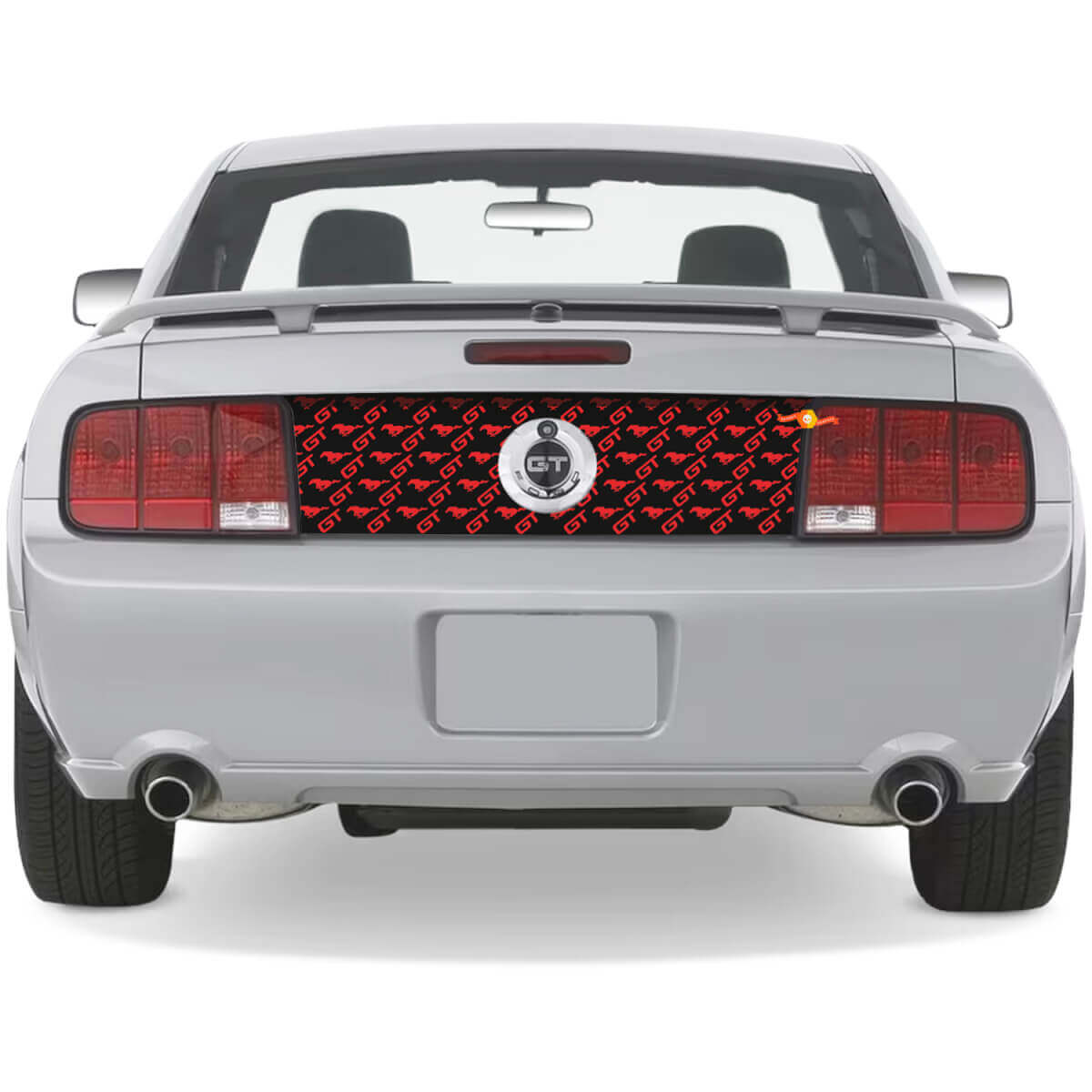 Rear Trunk Ford Mustang GT Vinyl Stickers Decals Graphics 2
