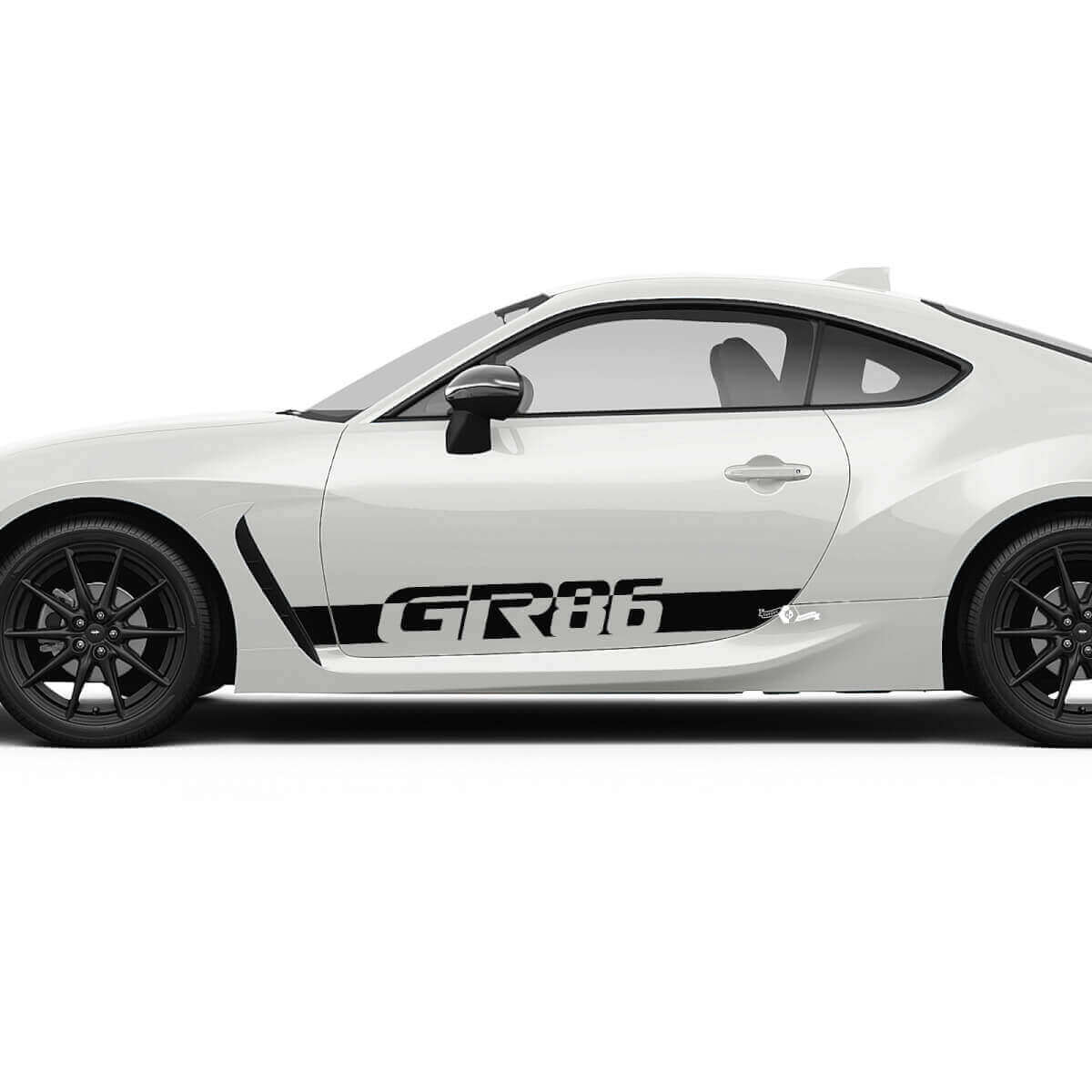 GR86 Door Side Stripes Vinyl Decal Kit for Toyota GR86