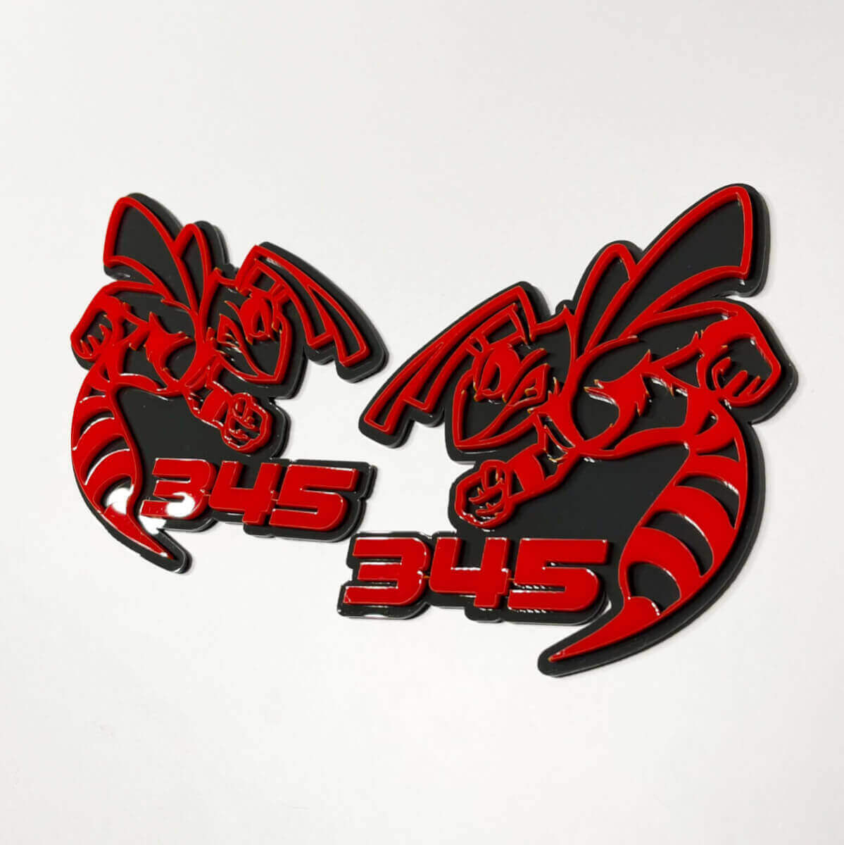Hornet Bee 3D Badge - Custom Fender Badges Emblem 4 for Cars & Trucks