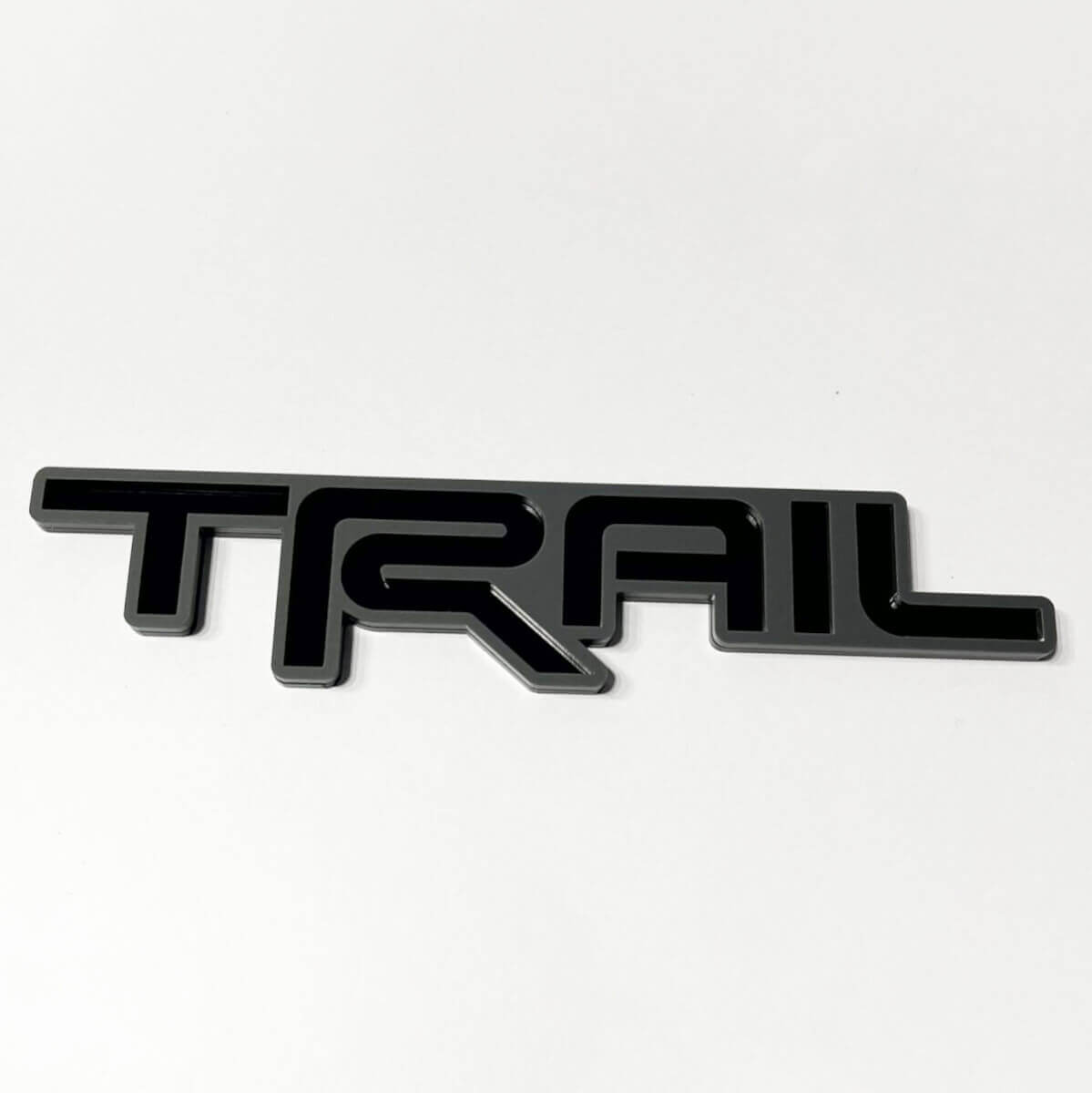 TRAIL 3D Badge Fender Tailgate Emblem 2 for Toyota TRD