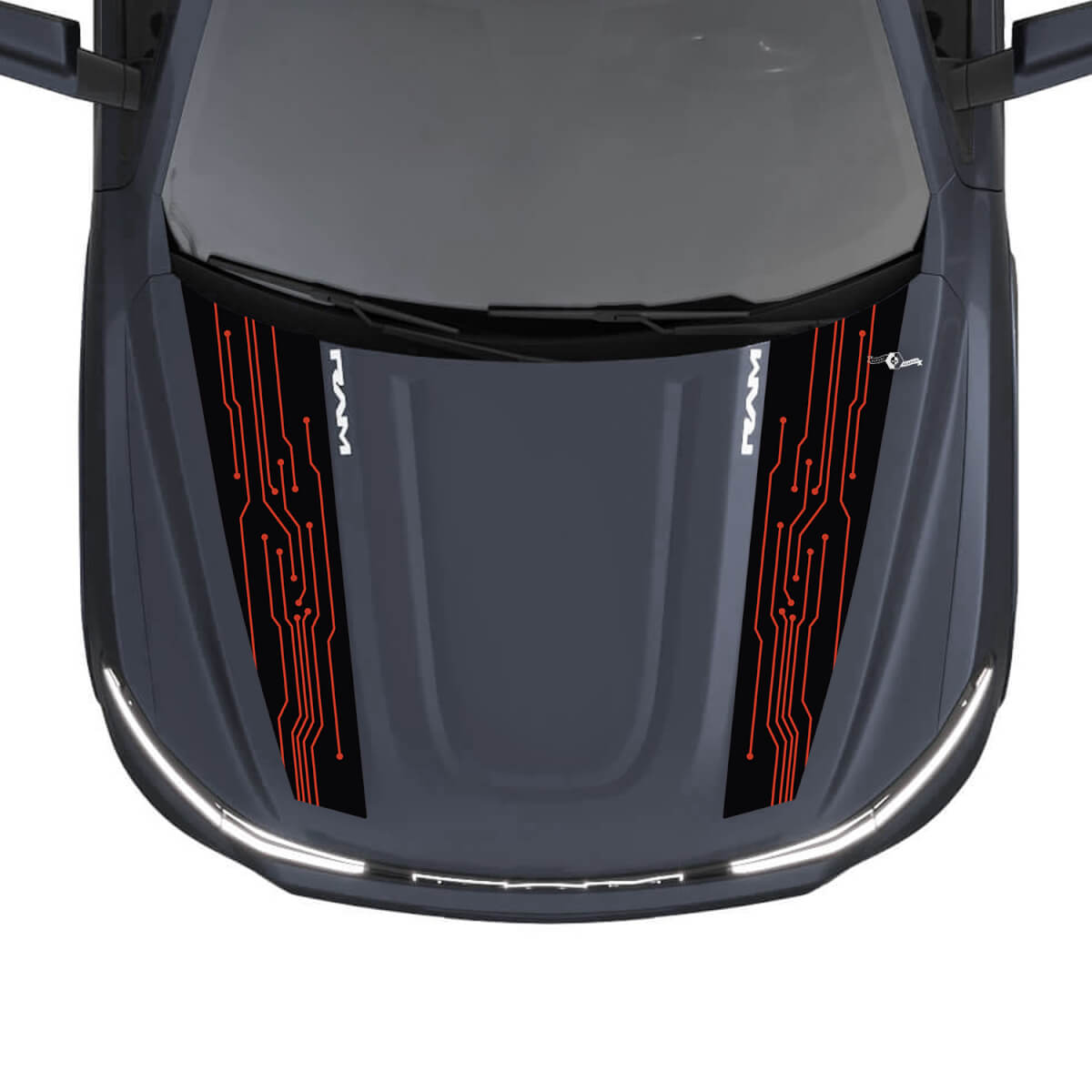 Side Doors Stripes for Dodge RAM 1500 REV Vinyl Decals Stickers Graphics 2
