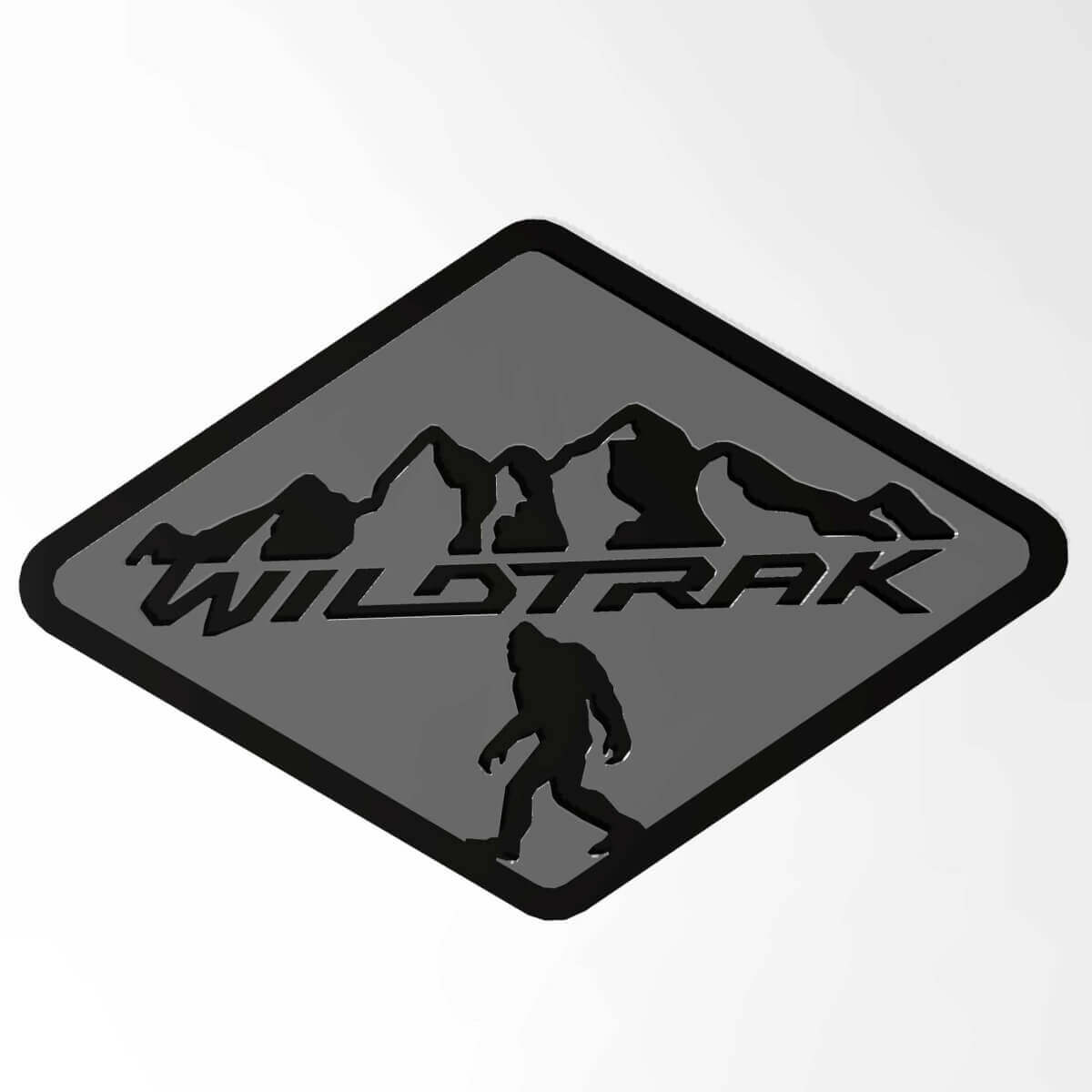 Bronco Badlands Fender Badges Tailgate Emblem 3D Badge Black vs Grey
