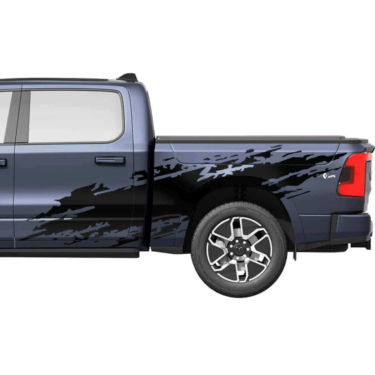 Splash Side Doors Truck Vinyl Decals Stickers Graphics for Dodge RAM 1500 REV
