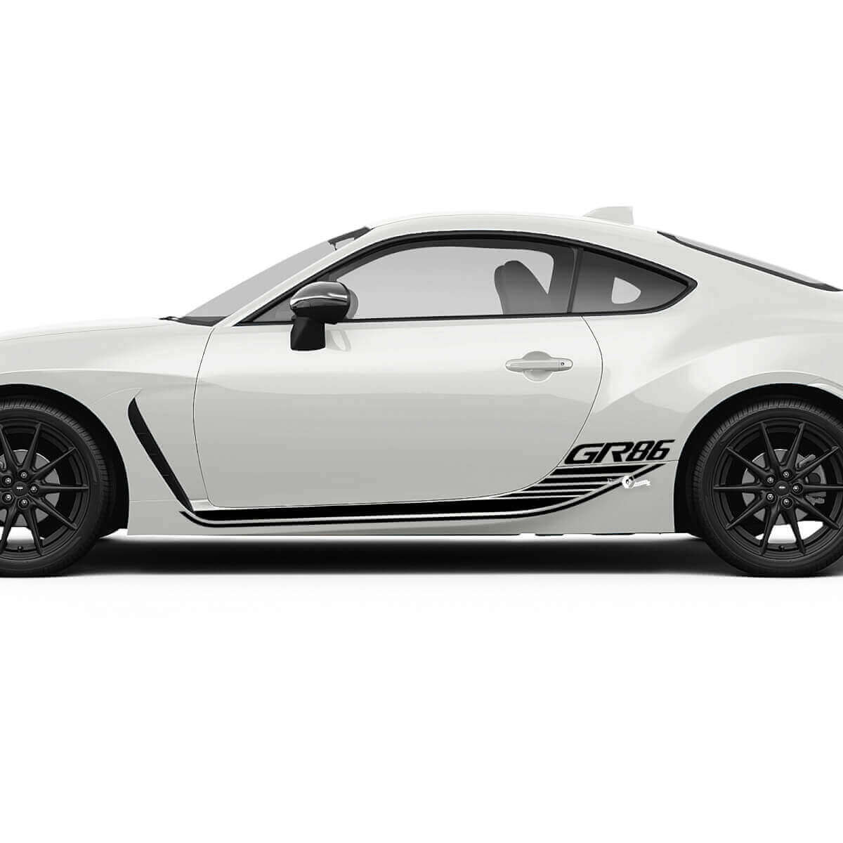 Doors Side Racing Stripes Graphics Decals Stickers for Toyota GR86
