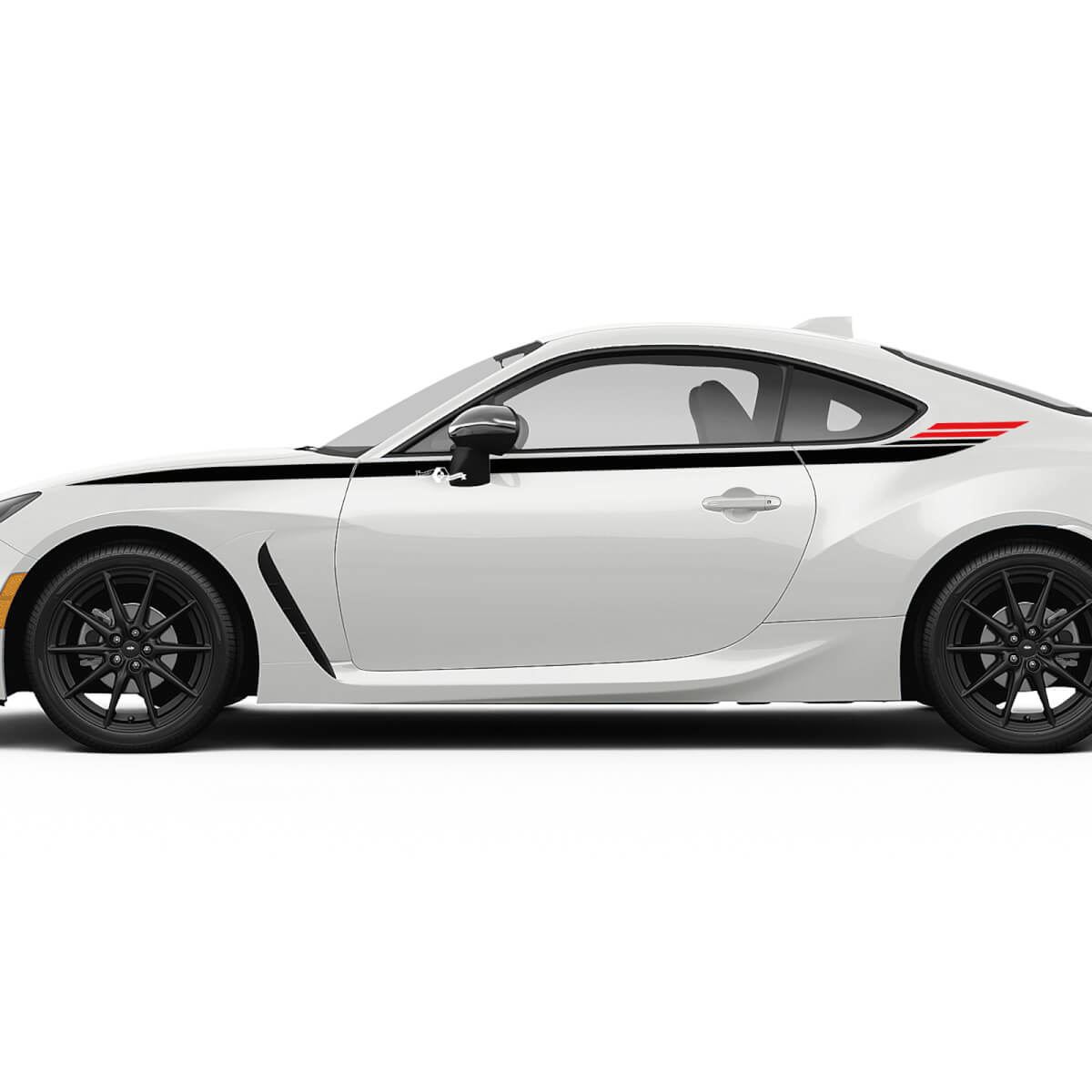 Side Accent Racing Stripes Graphics Decals Stickers for Toyota JR86
