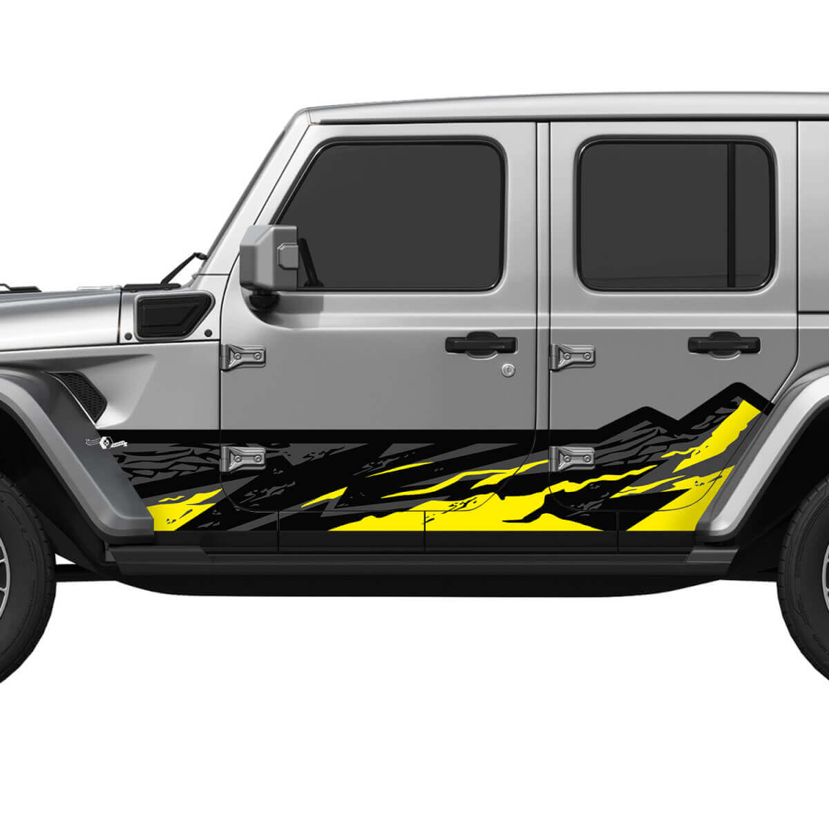 Camo Mountains Splash Wrap Side Doors Vinyl decal sticker fit Jeep Wrangler
