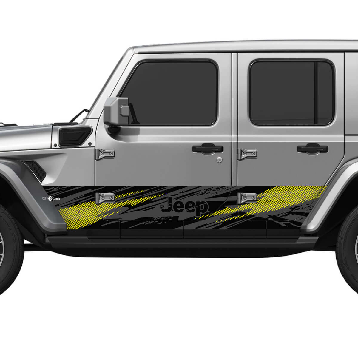 Autocamouflage Splash Side Doors Vinyl Decal Sticker 3 for Jeep Wrangler