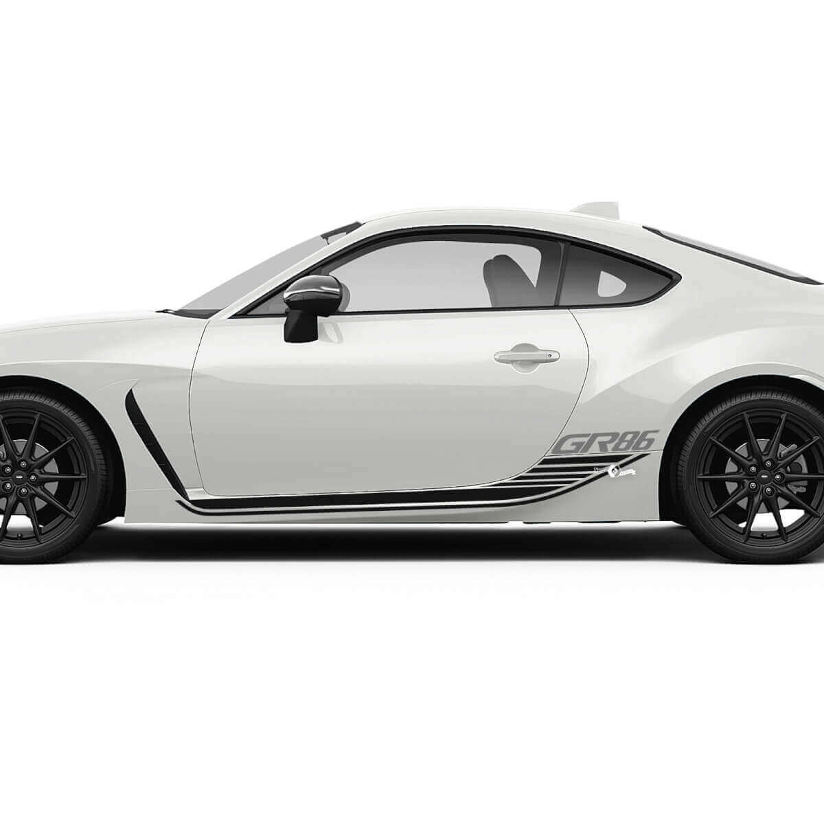 Doors Side Stripes Strobe Graphics Decals Stickers for Toyota JR86
