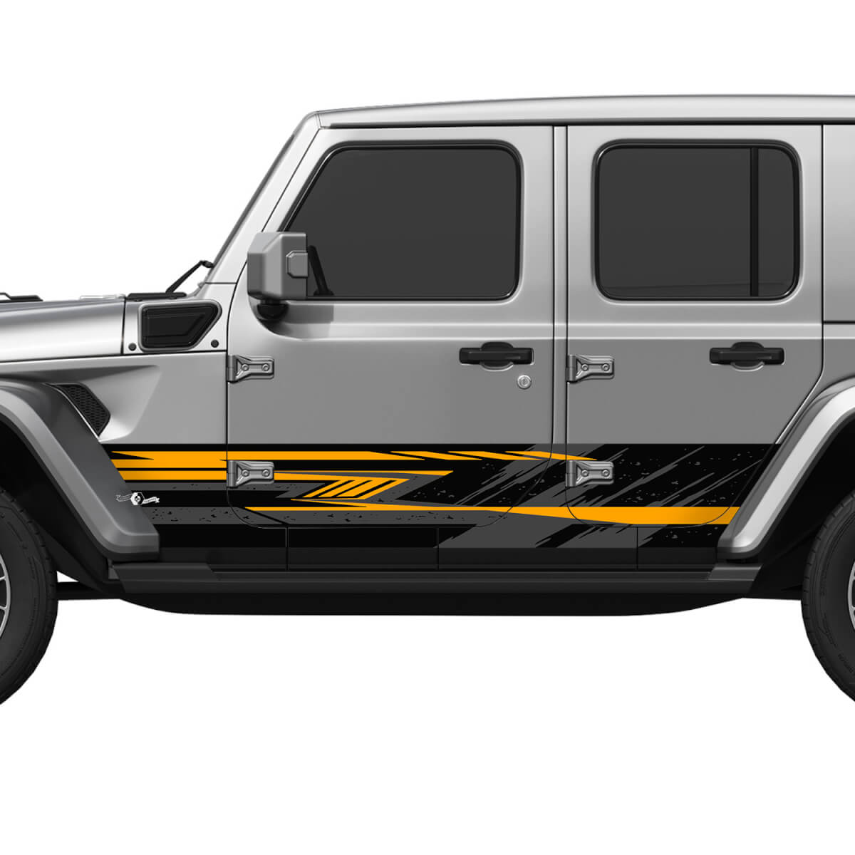 Camo Splash Wrap Side Doors Vinyl decal sticker fit Jeep Wrangler 5

