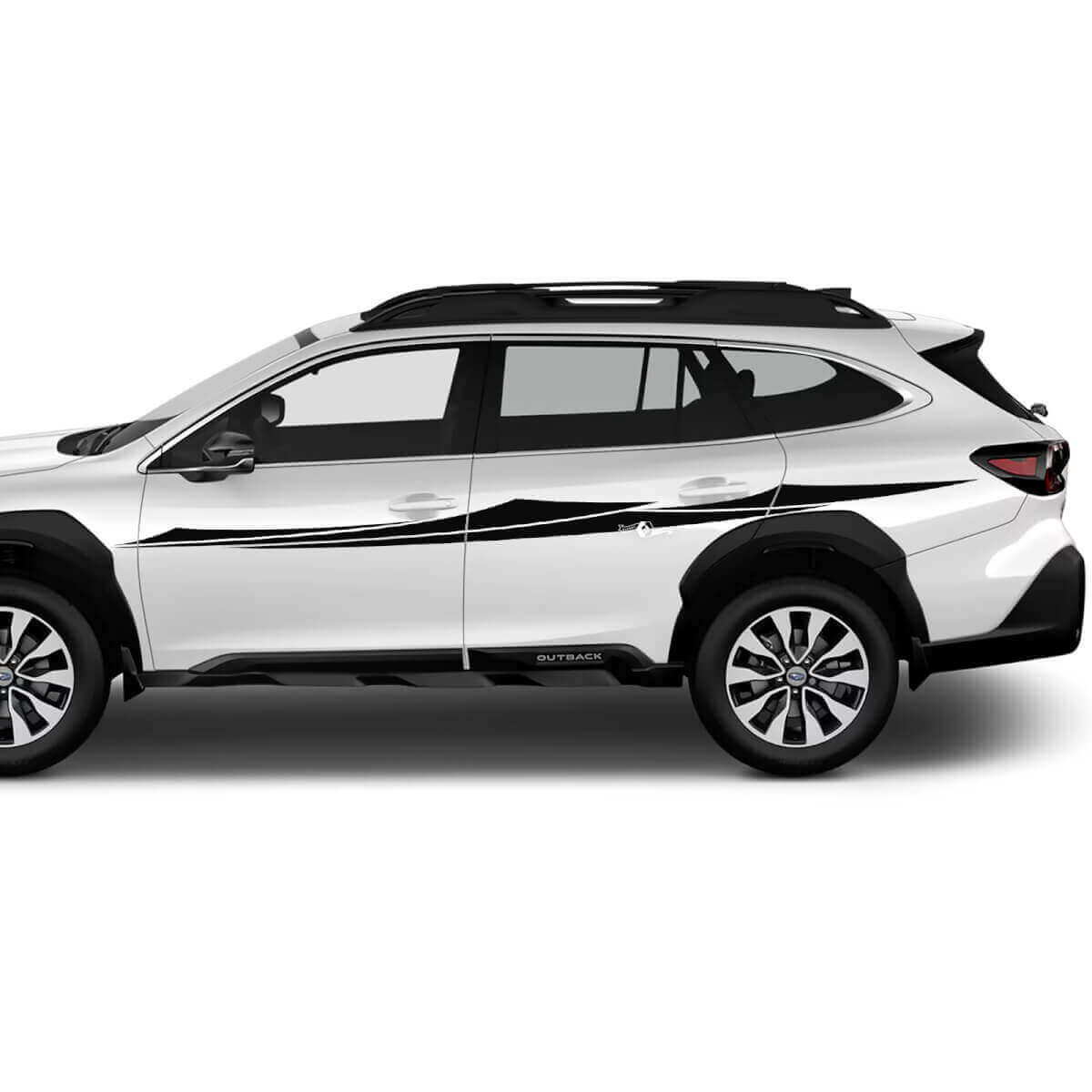 Tribal Style Side Stipes Vinyl Decal for Subaru Outback 