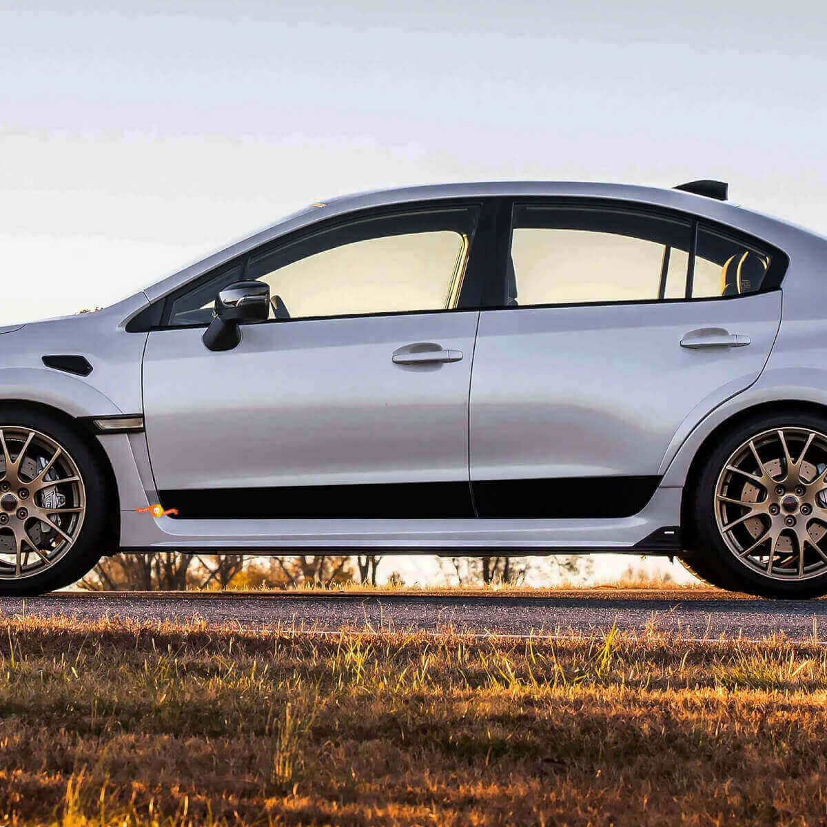 Accent Doors Stripes Vinyl Decal Kit for Subaru WRX 