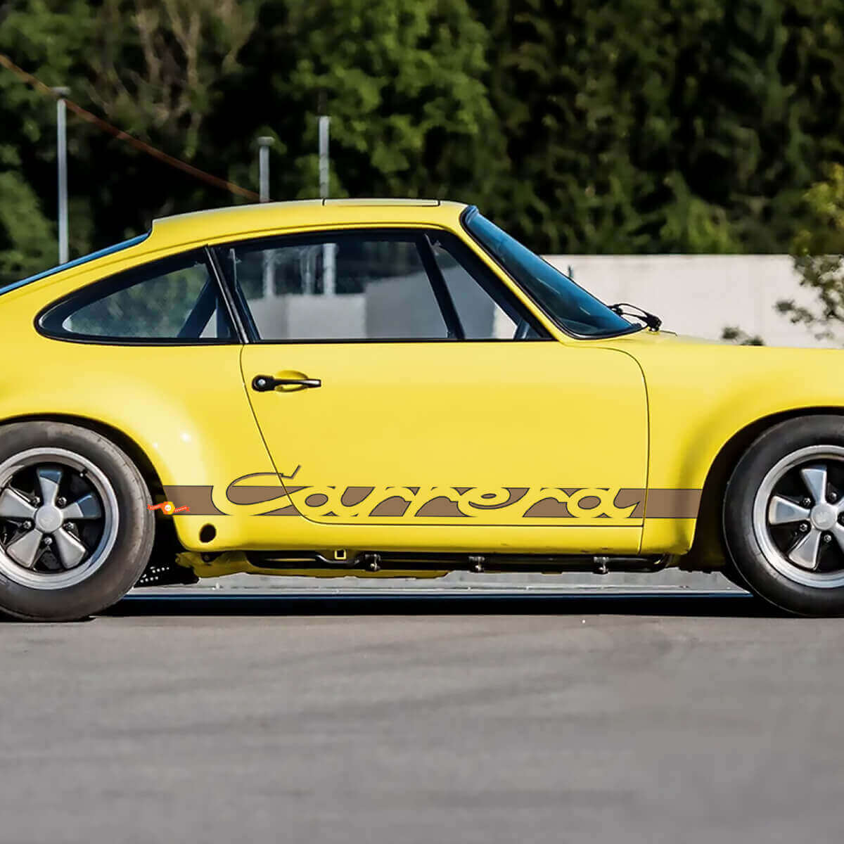 Carrera Side Stripe Outline Decal Kit for Porsche 911
