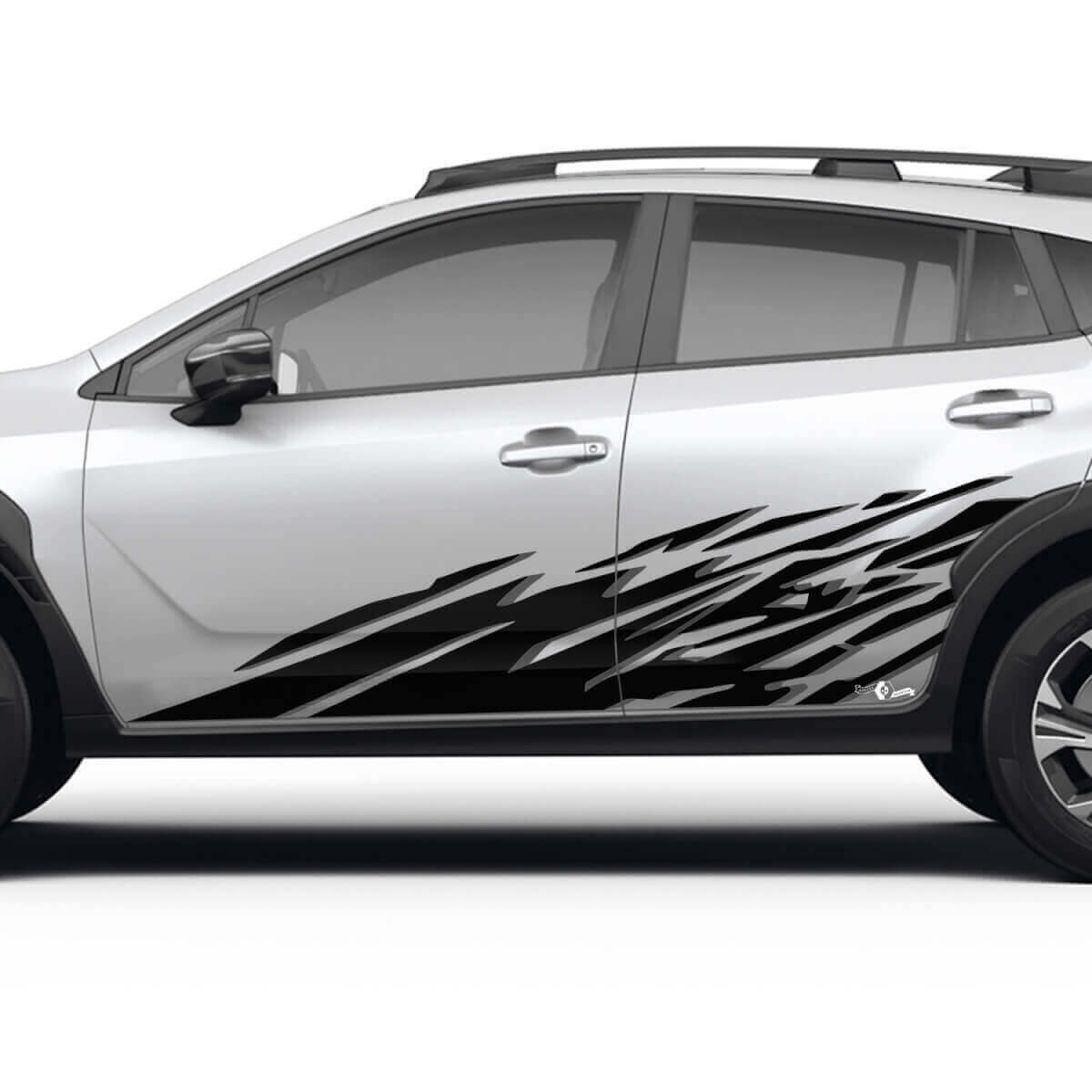 Mud Splash Door Side Vinyl Decal Kit for Subaru Crosstrek