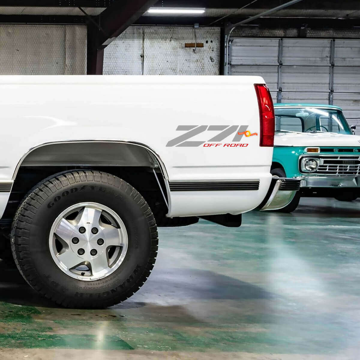 Z71 Off Road Bedside Decals Pair for Chevrolet Silverado GMC Sierra 