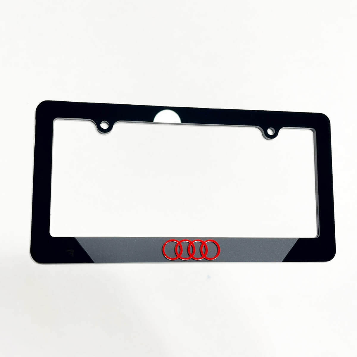 Rings Logo Vehicle Licence Plate Covers Frames Decor for Audi
