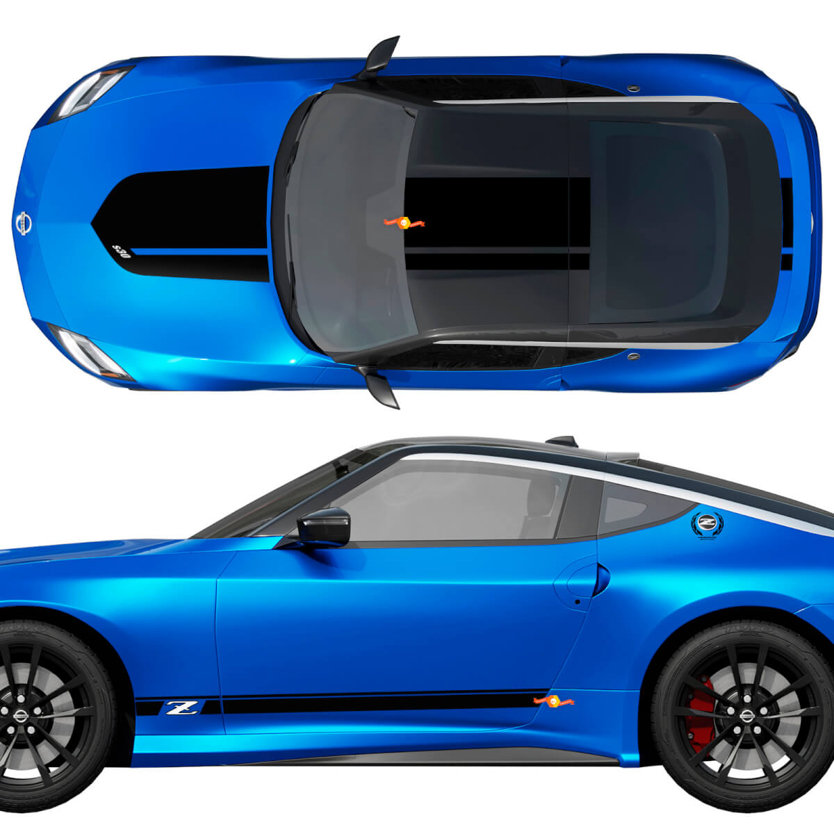 Nissan Nismo Z Heritage Edition Hood Side Sticker Decal Vinyl Graphic Kit
