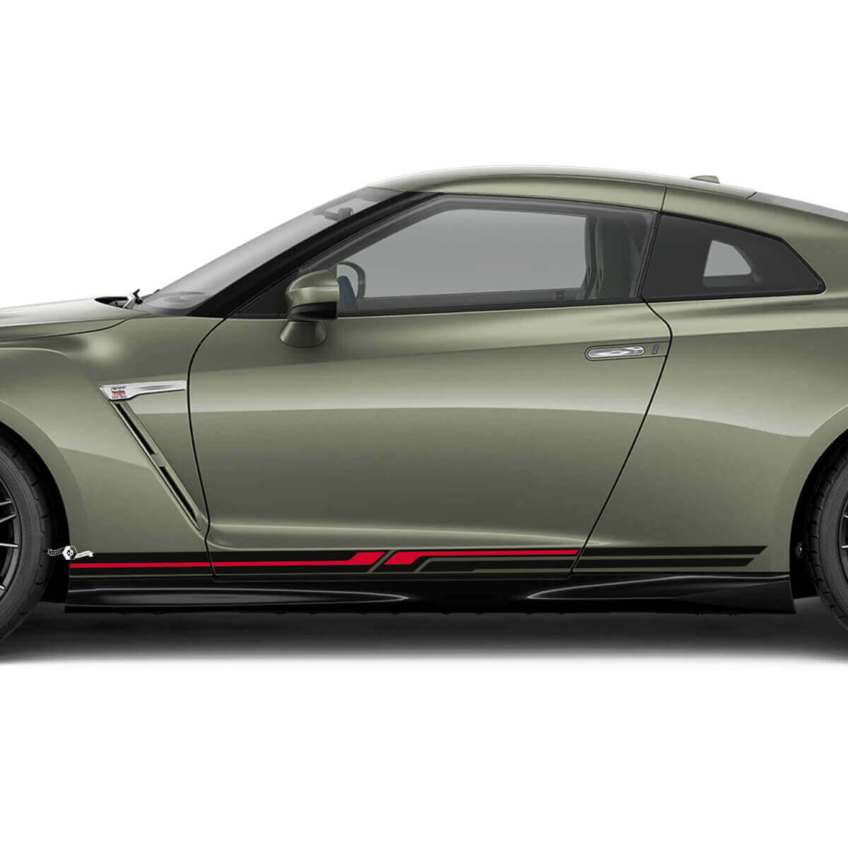 Kit de Calcomanías para Paneles Laterales y Zócalos 2 para Nissan GT-R