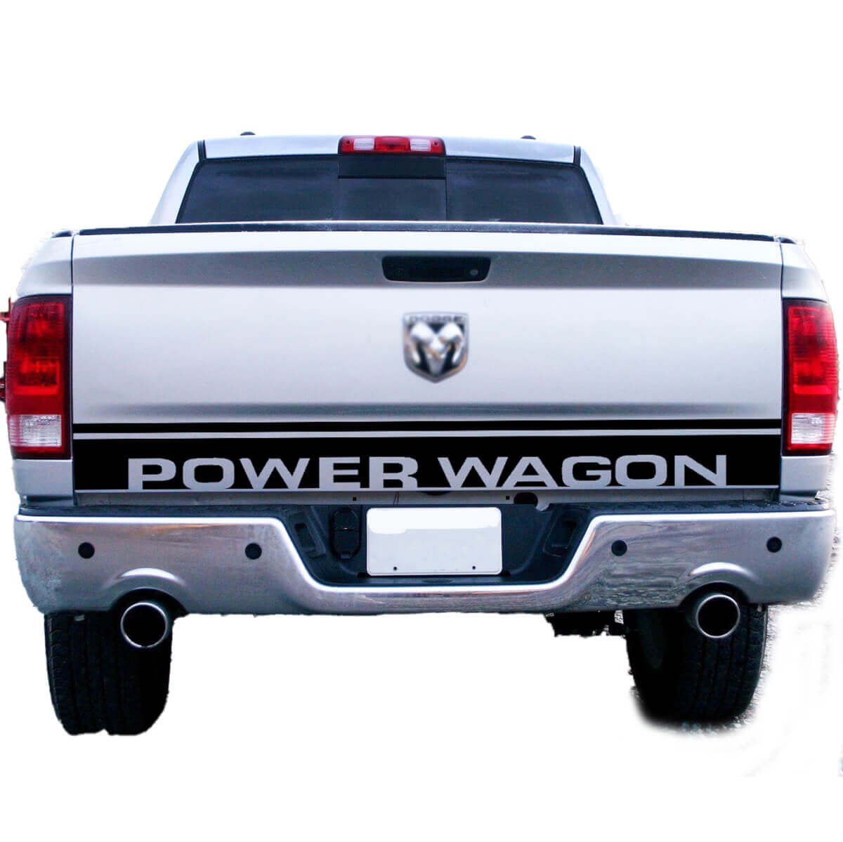 Dodge Ram 1500 Power Wagon Truck Tailgate Accent Vinyl Graphics stripe Sticker Decal 2

