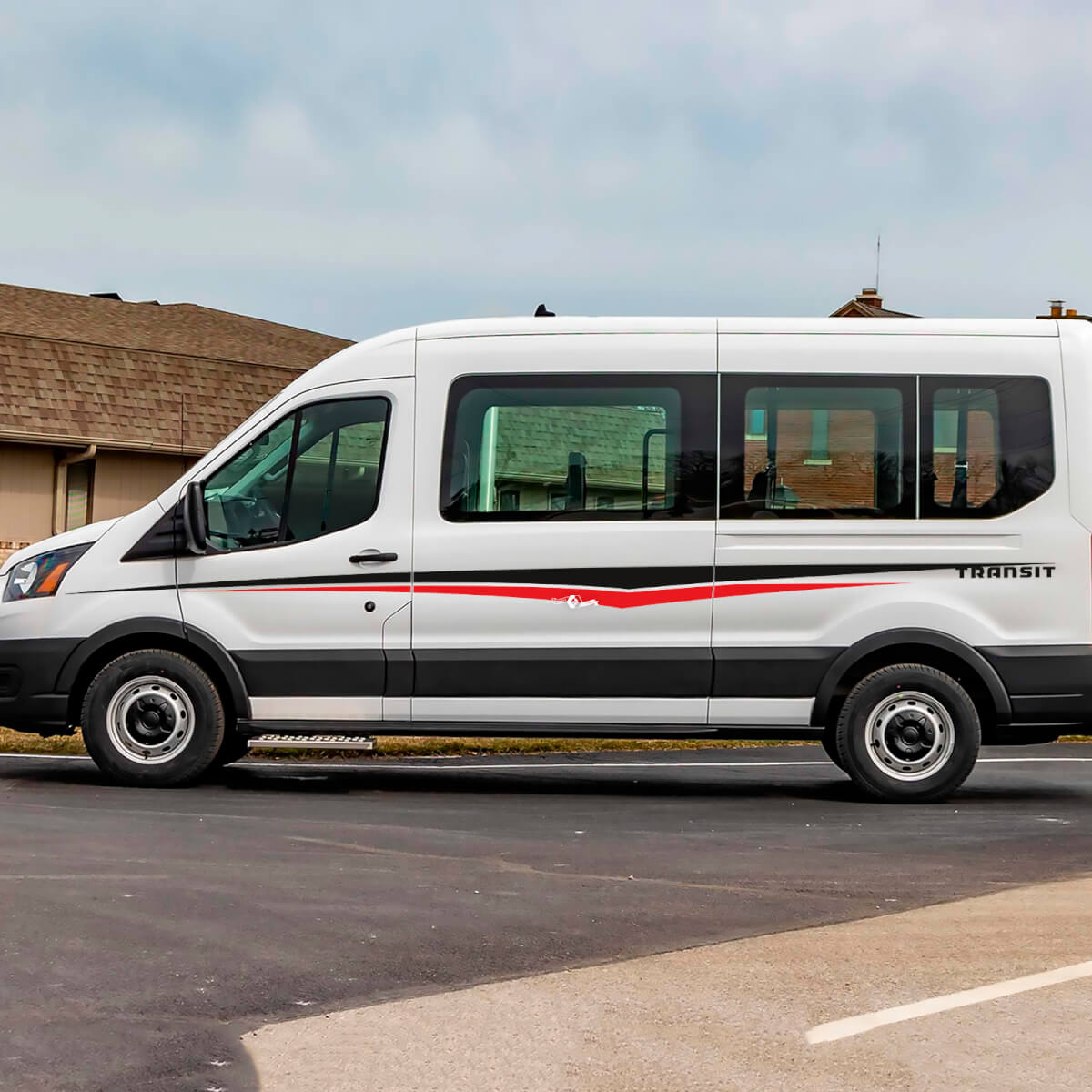 Ford Transit Stripes Side Doors Graphics Vinyl Decal Sticker 2
