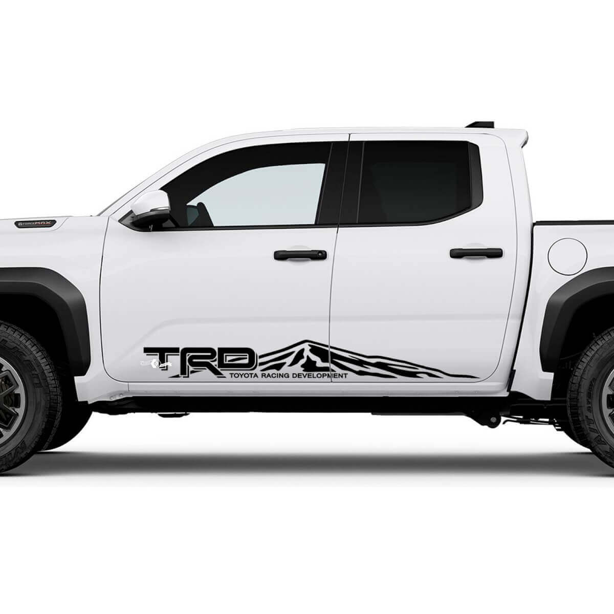TRD off Road Mountains Side Rocker Panel Decals Stickers for Toyota Tacoma Fourth generation
