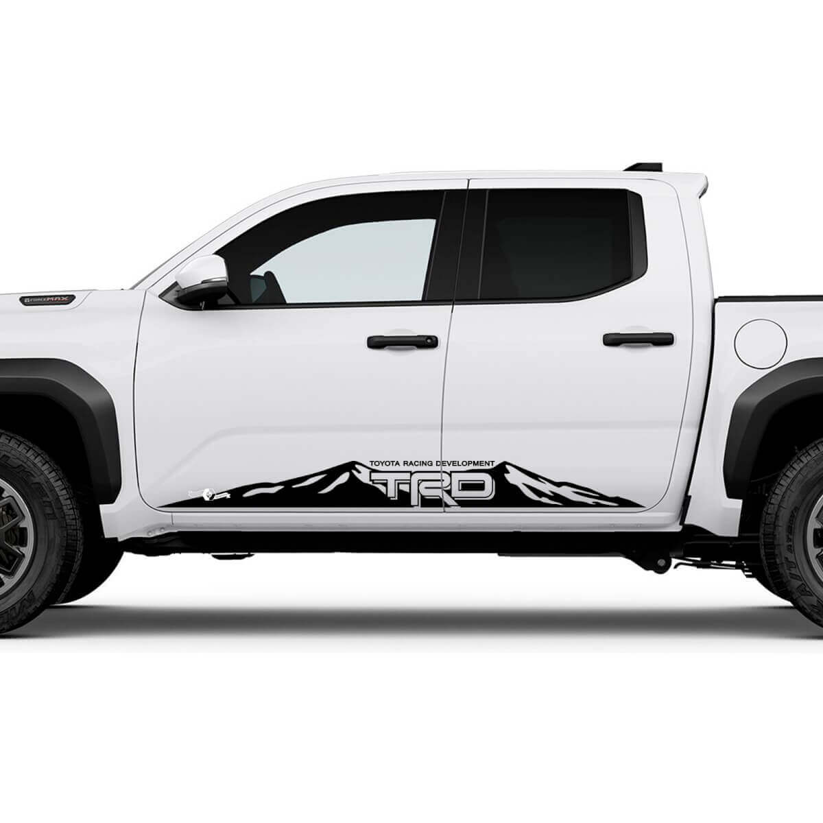 TRD off Road Mountains Side Rocker Panel Decals Stickers for Toyota Tacoma 4th Gen 2
