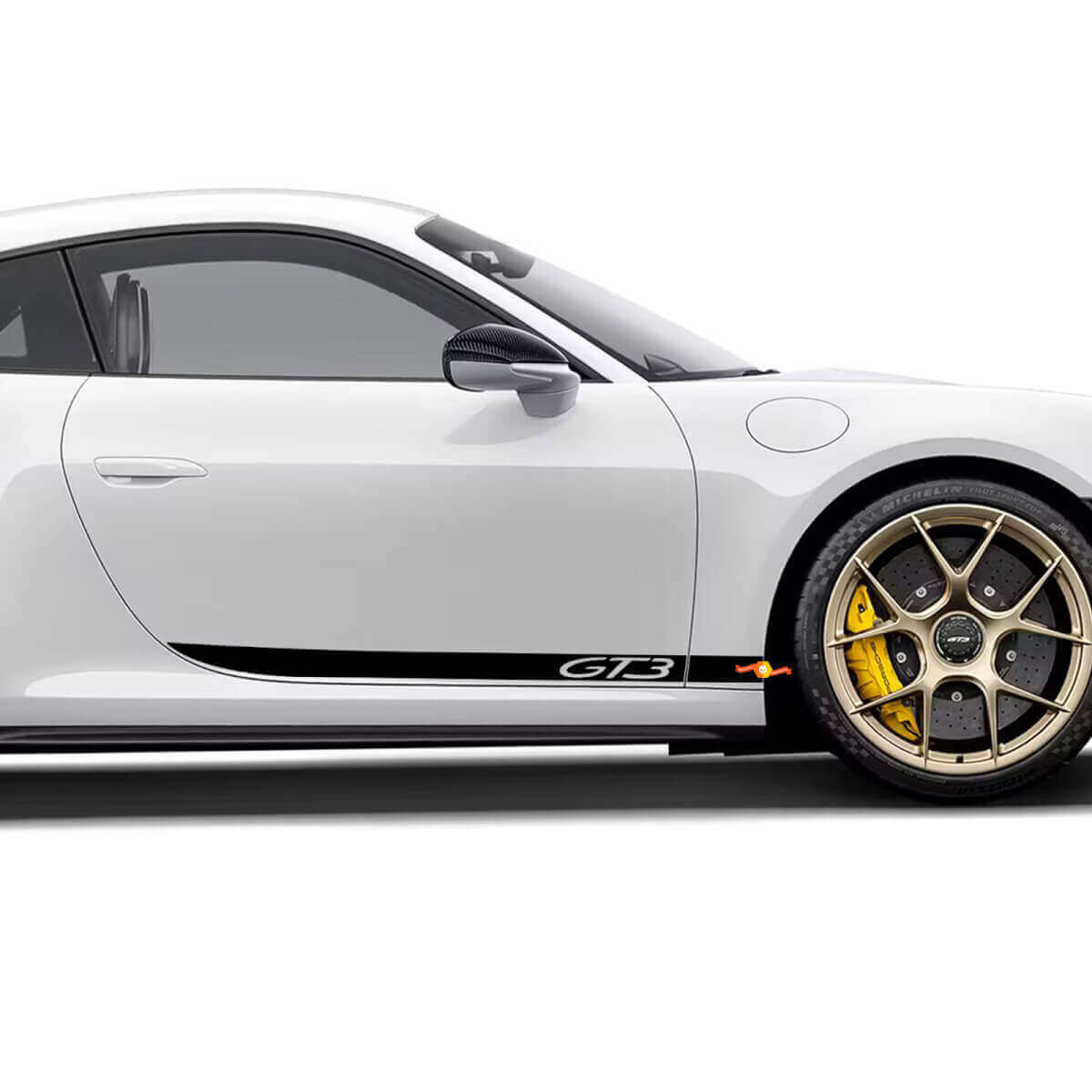 Side 911 GT3 Doors Stripes Kit Decal Sticker for Porsche 911 GT3
