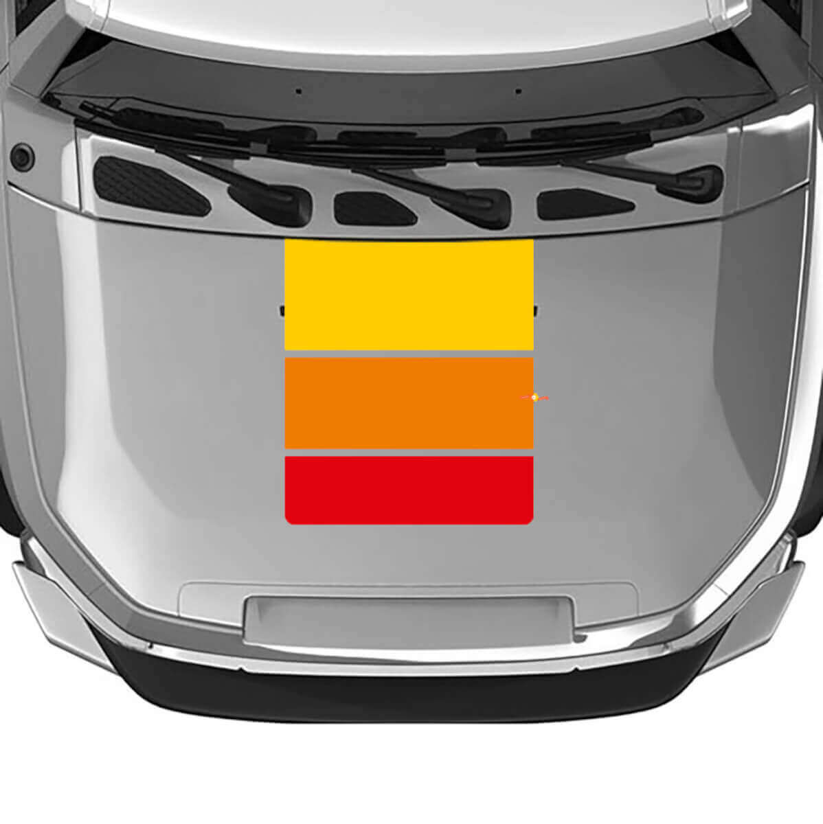 Heritage Style Stripes Hood and Side Vinyl Decal Kit for Toyota FJ Cruiser