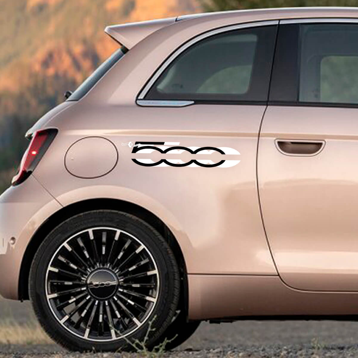 500 Autocollant Sticker Side Graphics pour Fiat 500
