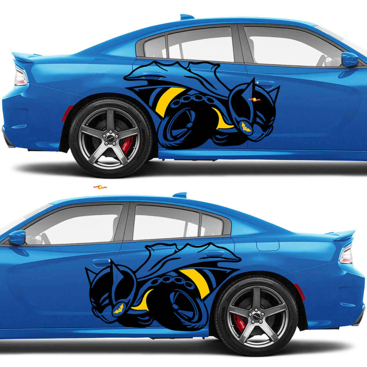 BatBee Side Vinyl Decal Kit for Dodge Charger or Challenger
