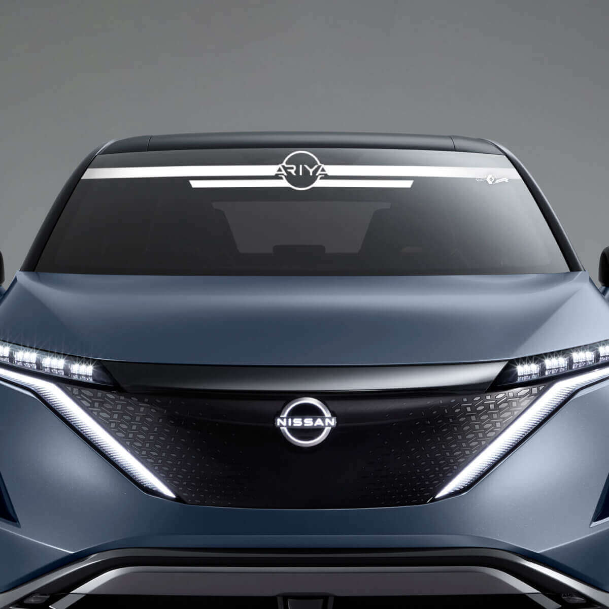 ARIYA Logo Stripes Windscreen Graphics Decal Sticker for Nissan ARIYA