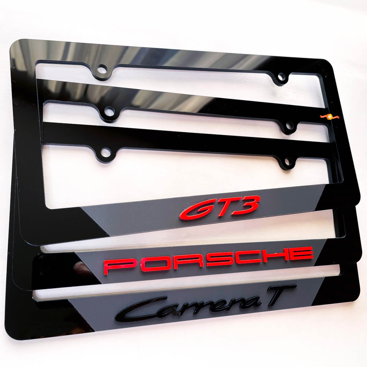Any Logo or Your Custom Text Vehicle License Plate Covers Frames Decor

