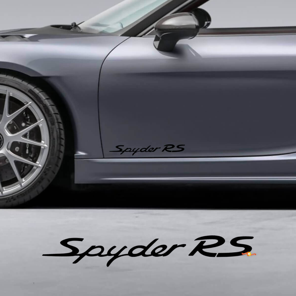 Side Doors Decal Sticker for Porsche 718 Cayman Spyder RS
