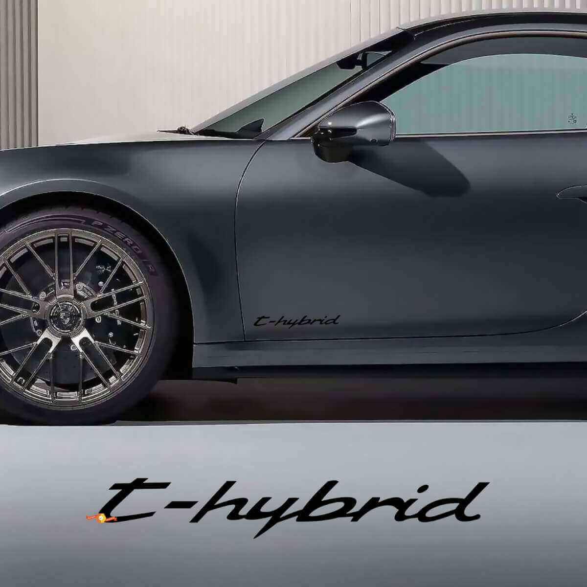 T-Hybrid Side Door Vinyl Decal Kit for Porsche 911