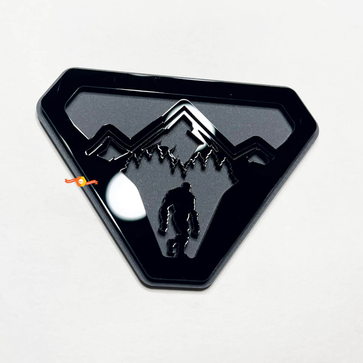 Mountains Sasquatch Bigfoot Yeti Fender Badges Tailgate Emblem 3D Badge 2
