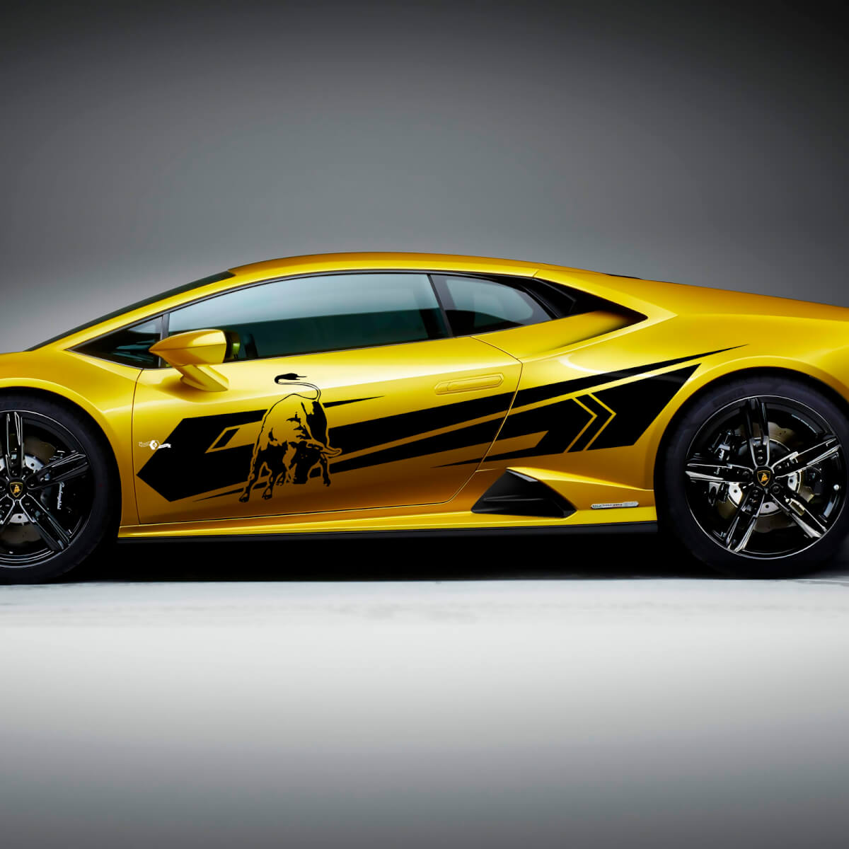 Side Stripes Graphics Racing Vinyl Decal Sticker Graphics for Lamborghini Huracan Evo
