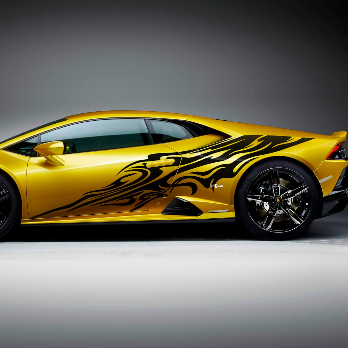 Side Tribal Stripes Graphics Racing Vinyl Decal Sticker Graphics for Lamborghini Huracan Evo
