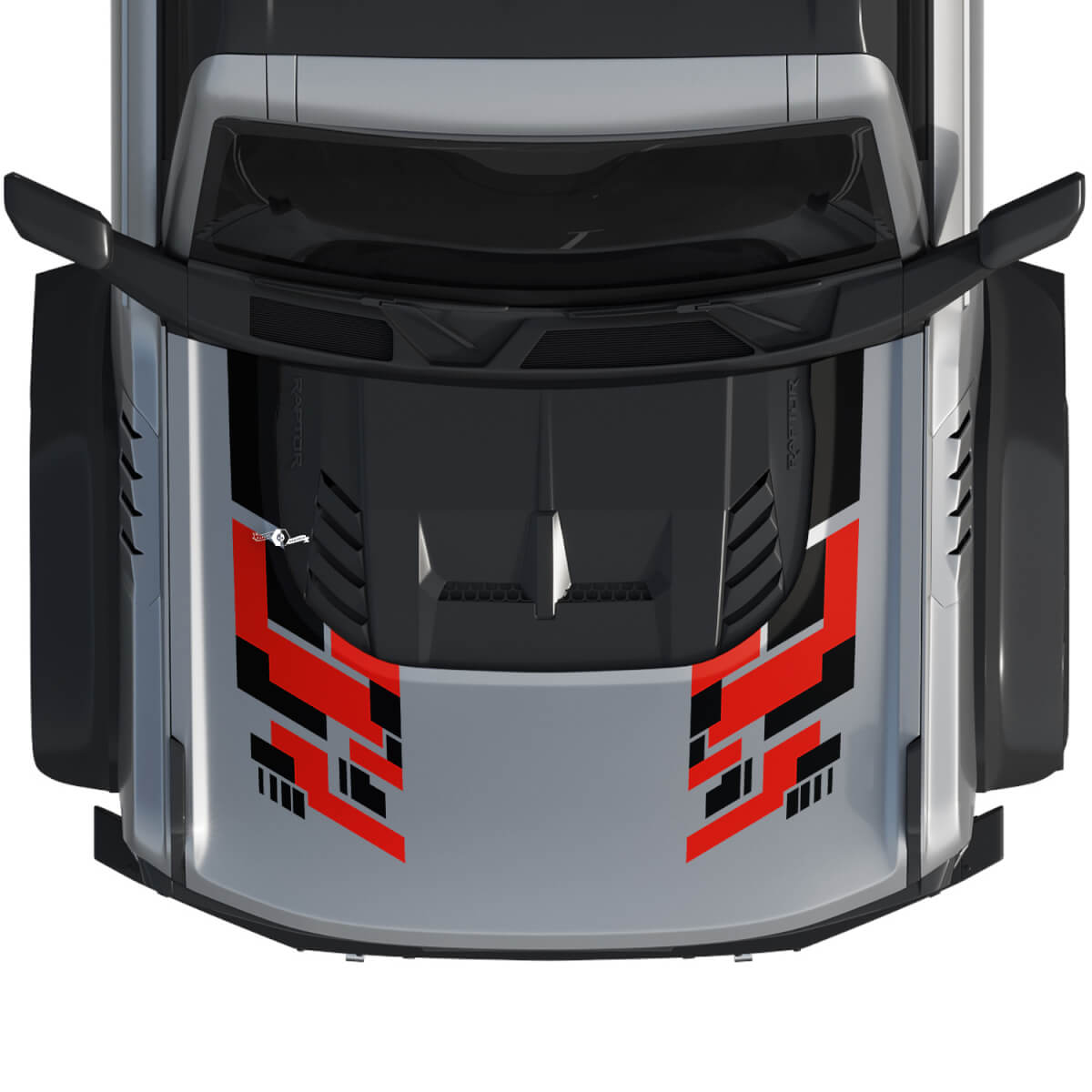 Hood Bronco Raptor Wrap Graphics Decal Sticker for Ford Bronco 2 colours