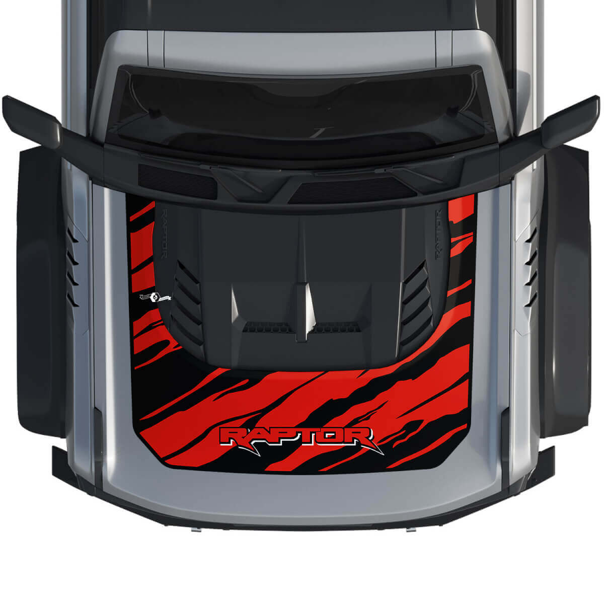 Hood Bronco Raptor Wrap Graphics Decal Sticker for Ford Bronco 2 colours 3