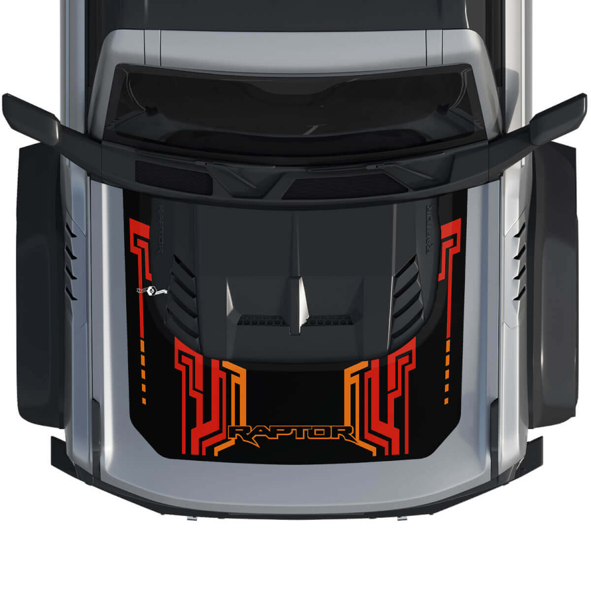 Hood Bronco Raptor Wrap Graphics Decal Sticker for Ford Bronco 3 colours